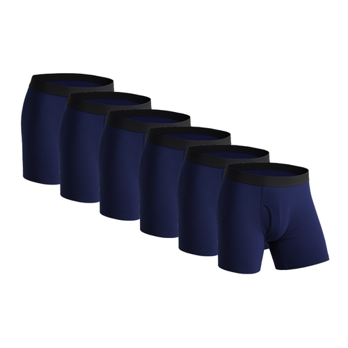Pack of 6 Men's Discreet Incontinence Boxer Briefs