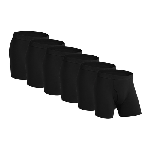 Pack of 6 Men's Discreet Incontinence Boxer Briefs