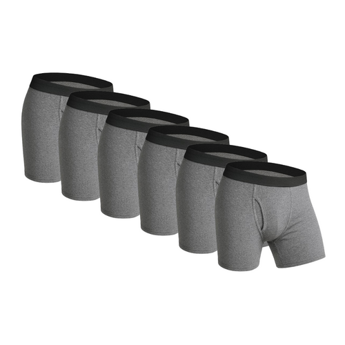 Pack of 6 Men's Discreet Incontinence Boxer Briefs