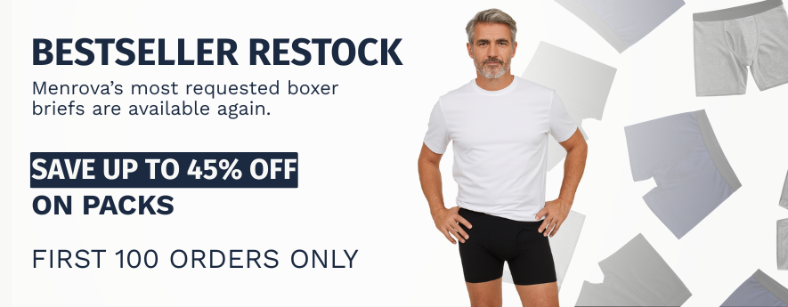 OUR ICONIC BOXER BRIEF IS BACK!
